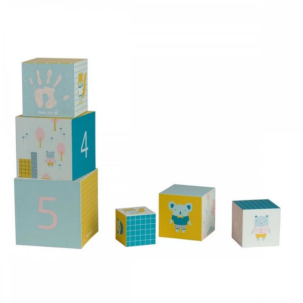 Продукт BABY ART - Активни кубчета за кула с отпечатъци с боички - 0 - BG Hlapeta