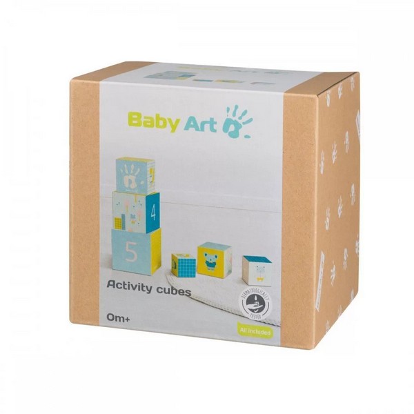 Продукт BABY ART - Активни кубчета за кула с отпечатъци с боички - 0 - BG Hlapeta