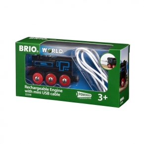 Brio - играчка локомотив с USB кабел