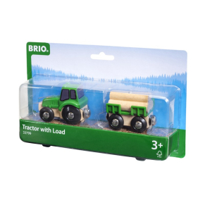 Brio - играчка трактор с товар