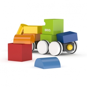 Brio - играчка влакче за сглобяване с магнитни кубчета