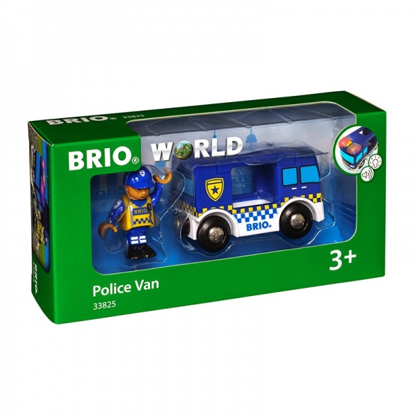 Продукт Brio - играчка комплект полицейски ван - 0 - BG Hlapeta