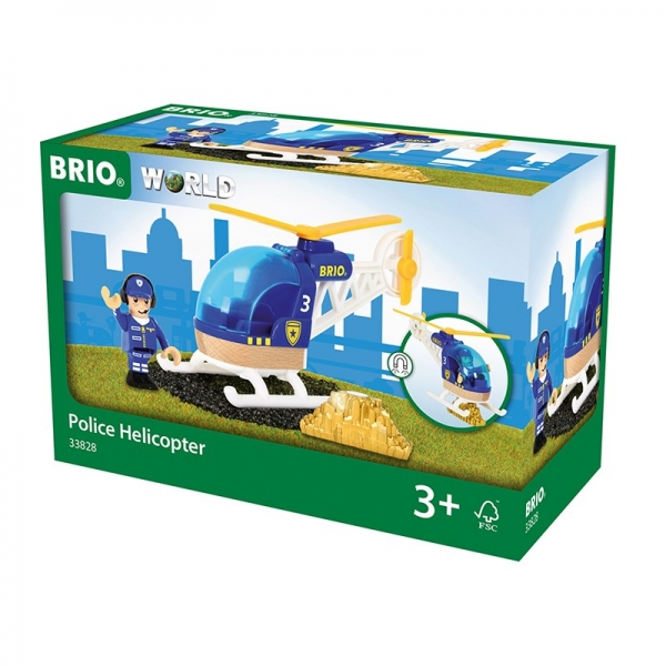 Продукт Brio - играчка комплект полицейски хеликоптер - 0 - BG Hlapeta