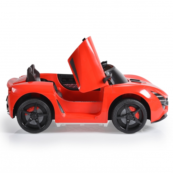 Продукт Акумулаторна кола Magma, 12V с кожена седалка и отварящи се врати  - 0 - BG Hlapeta