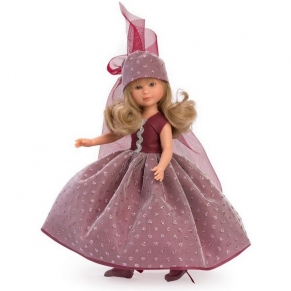 Asi - Кукла Силия, фея с винена рокля, 30 см