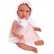 Asi - Кукла-бебе, Лея, с розова рокля с бели звезди