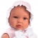 Asi - Кукла-бебе, Лея, с розова рокля с бели звезди