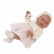 Asi - Кукла-бебе, Мария с рокля на цветя, 43 см 1