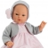 Asi - Кукла-бебе Коке, с розова рокля и сива жилетка 2