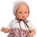 Asi - Кукла-бебе Коке, с рокля и терлички с помпони 2