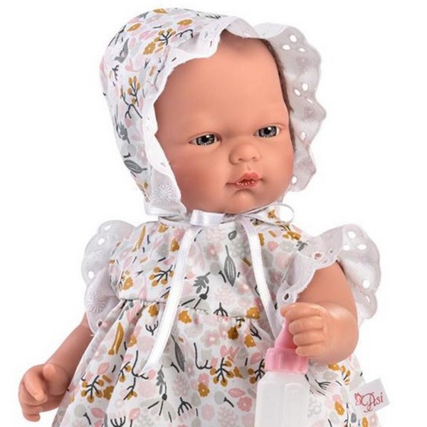 Продукт Asi - Кукла-бебе, Оли с рокля на цветя, 20 см - 0 - BG Hlapeta