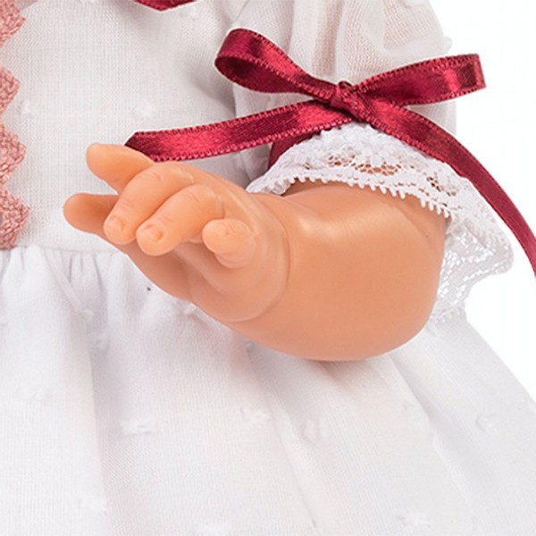 Продукт Asi - Кукла-бебе, Коке с бяла рокличка и шапка с дантели, 36 см - 0 - BG Hlapeta