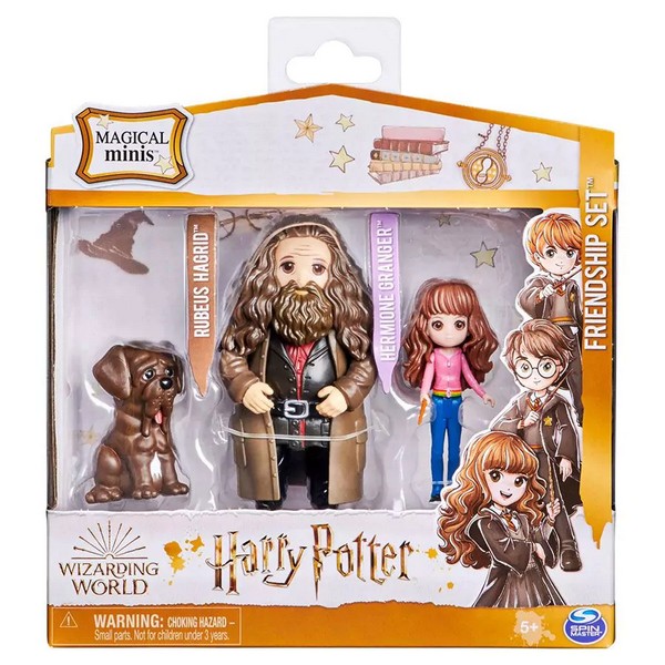 Продукт Spin Master Harry Potter Wizarding World Hermione and Hagrid - Комплект фигури 3бр. - 0 - BG Hlapeta