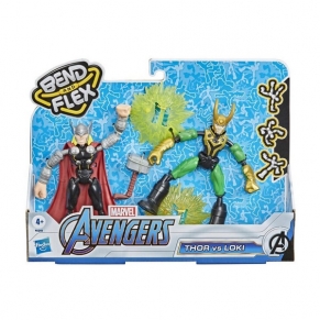 Avengers - Гъвкави фигури Тор срещу Локи