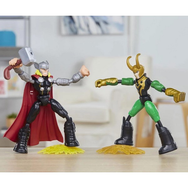 Продукт Avengers - Гъвкави фигури Тор срещу Локи - 0 - BG Hlapeta