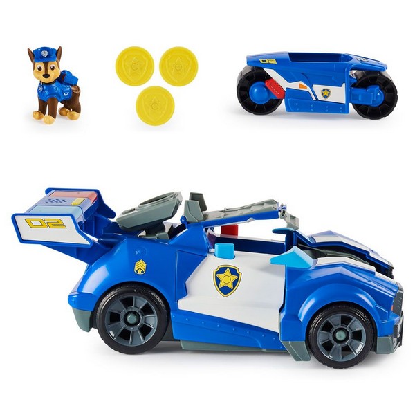 Продукт PAW PATROL - Трансформираща се полицейска кола на Чейс  - 0 - BG Hlapeta