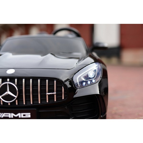 Продукт Двуместна акумулаторна кола Mercedes GT R Licensed ,2X12V батерия, MP4, с меки гуми и кожени седалки,4х4 - 0 - BG Hlapeta