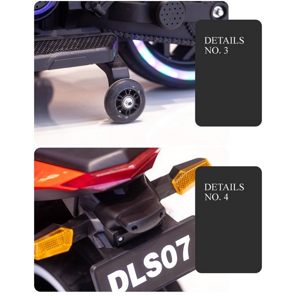 Продукт Акумулаторен мотор тип Kawasaki Ninja с меки гуми и кожена седалка, 12V  - 0 - BG Hlapeta