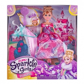 Sparkle Girlz - Кукла Принцеса с кон 