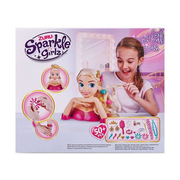 Продукт Sparkle Girlz - Модел за прически и маникюр Принцеса Deluxe  - 0 - BG Hlapeta