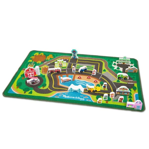 Продукт Melissa and Doug Paw Patrol - Килим с дървени превозни средства   - 0 - BG Hlapeta