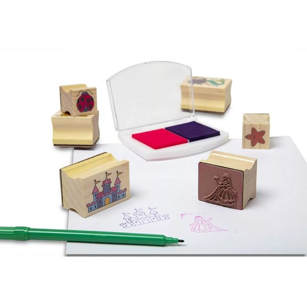 Продукт MELISSA and DOUG - Комплект дървени печати с принцеси - 0 - BG Hlapeta