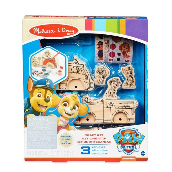 Продукт  Melissa and Doug Paw Patrol - Дървен комплект за оцветяване  - 0 - BG Hlapeta