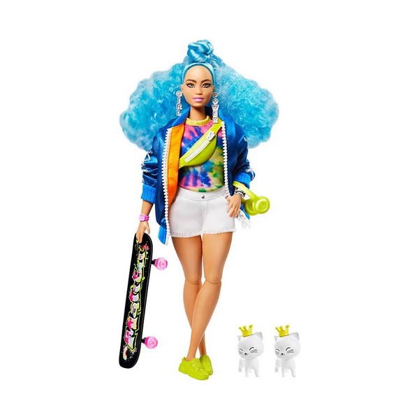 Продукт Barbie - Кукла  Екстра: Синя къдрава коса - 0 - BG Hlapeta