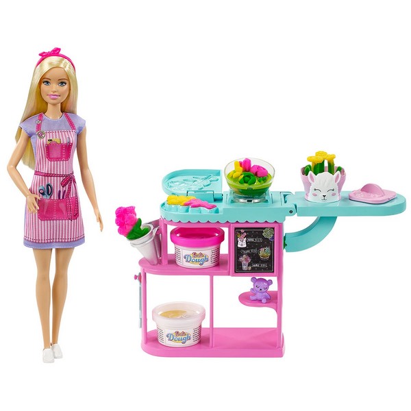 Продукт Barbie - Кукла Комплект магазин за цветя - 0 - BG Hlapeta