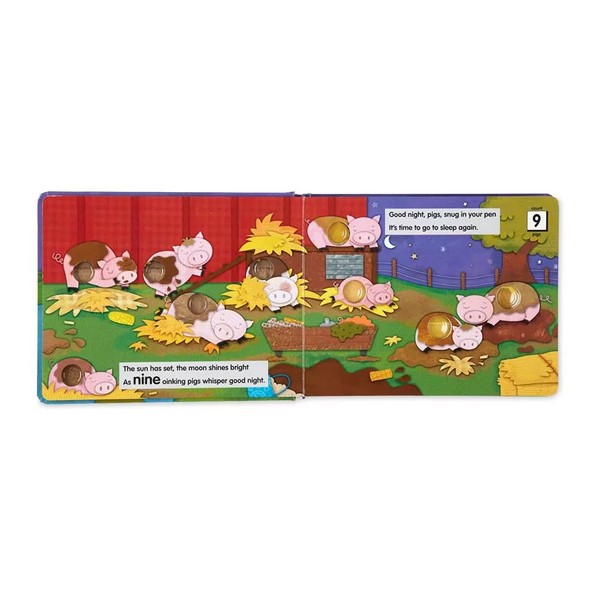 Продукт Melissa and Doug Good night animals - Книжка с бутони - 0 - BG Hlapeta