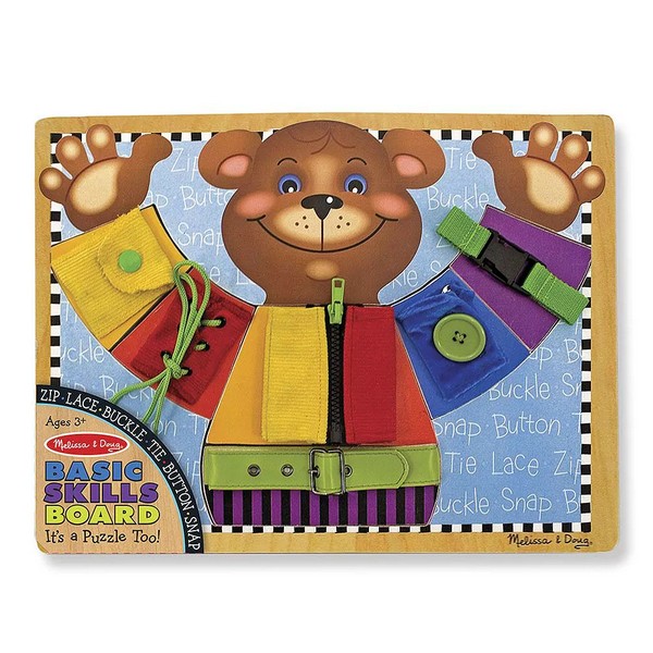 Продукт Melissa and Doug Основни умения - Дървен борд  - 0 - BG Hlapeta