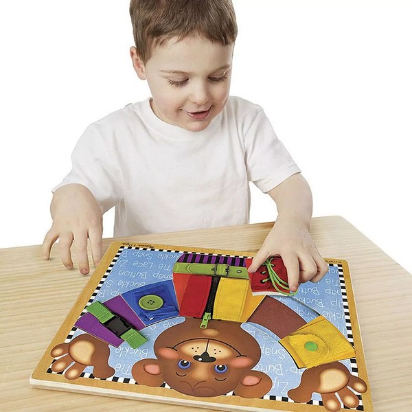 Продукт Melissa and Doug Основни умения - Дървен борд  - 0 - BG Hlapeta