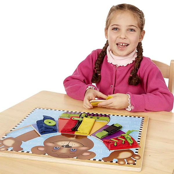 Продукт Melissa and Doug Основни умения - Дървен борд  - 0 - BG Hlapeta