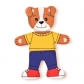 Продукт Woodyland Кучето Джаф - Комплект от шест дървени пъзела - 1 - BG Hlapeta