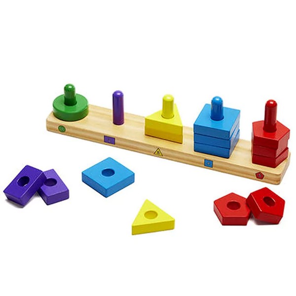 Продукт Melissa&Doug сортер - Дървена дъска  - 0 - BG Hlapeta