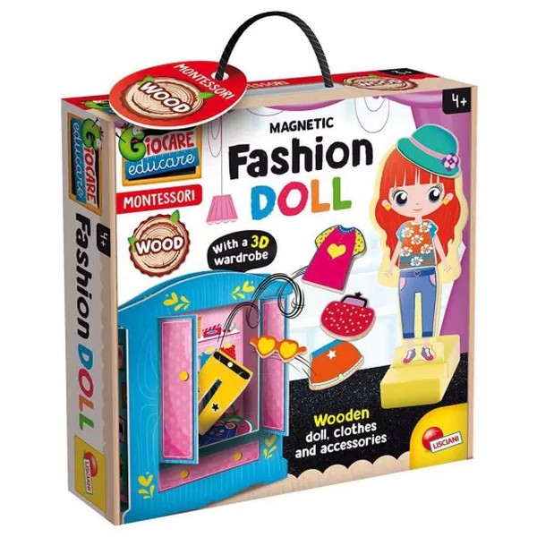 Продукт Lisciani Montesori Fashion Doll - Дървена игра - 0 - BG Hlapeta