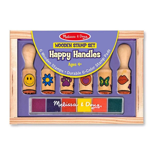 Продукт Melissa and Doug - Дървени печати с дръжка  - 0 - BG Hlapeta