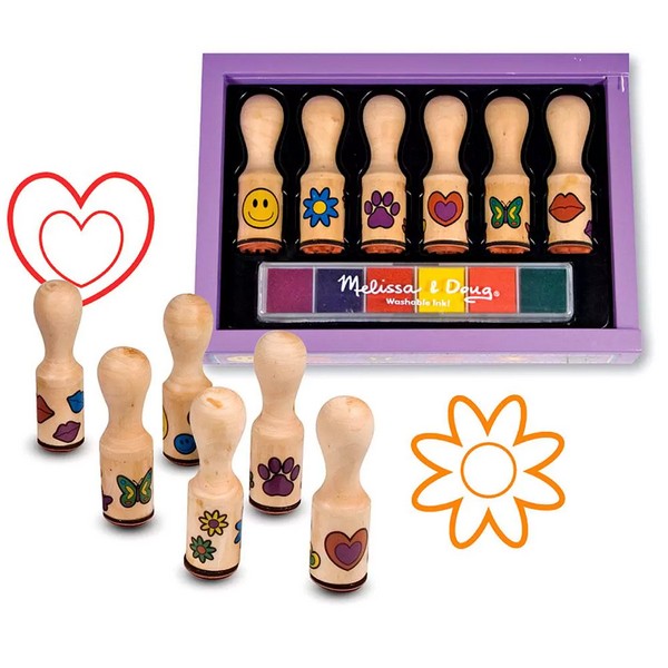 Продукт Melissa and Doug - Дървени печати с дръжка  - 0 - BG Hlapeta