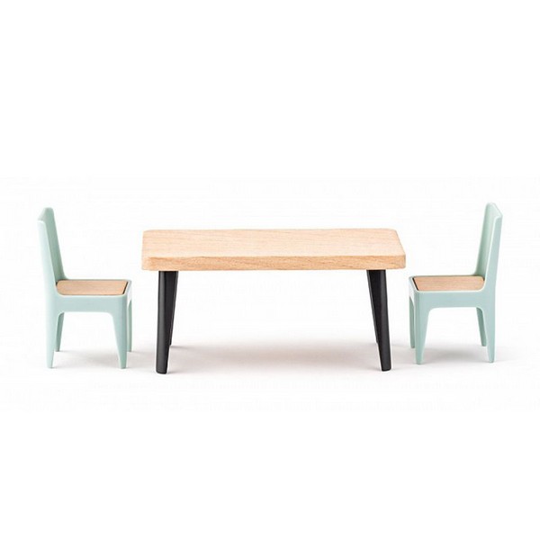 Продукт Woodyland -  Дървена къща за кукли, Моли, с обзавеждане и кукли - 0 - BG Hlapeta