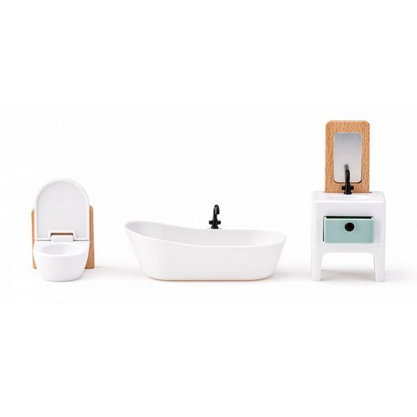 Продукт Woodyland -  Дървена къща за кукли, Моли, с обзавеждане и кукли - 0 - BG Hlapeta