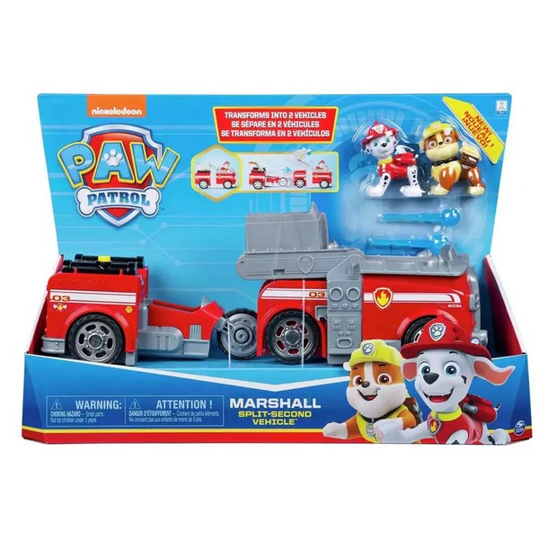 Продукт Spin Master PAW PATROL Маршал - Превозно средство 2в1 - 0 - BG Hlapeta