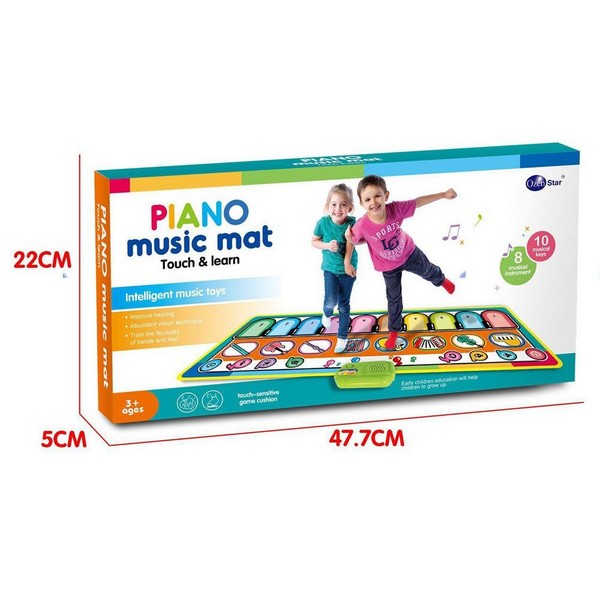 Продукт RTOYS Touch & Learn - Детско килимче пиано - 0 - BG Hlapeta