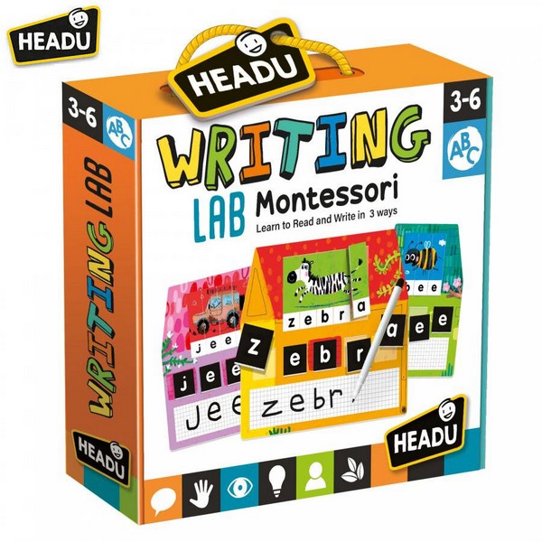 Продукт Headu Montessori Лаборатория за писане - Детска образователна игра - 0 - BG Hlapeta