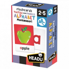 Headu - Монтесори флаш карти с тактилна и фонетична азбука