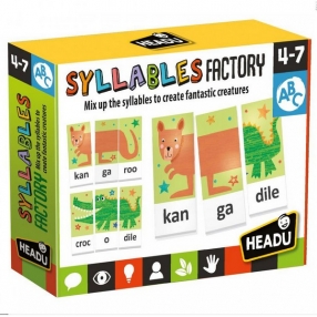  Headu Montessori Работилница за срички - Образователна игра