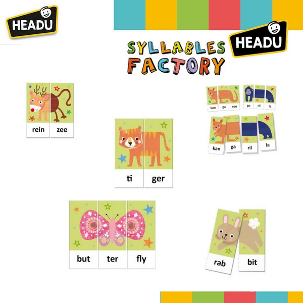 Продукт  Headu Montessori Работилница за срички - Образователна игра - 0 - BG Hlapeta