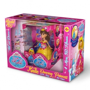 KATIE Танцуваща принцеса с вълшебен замък 3D 