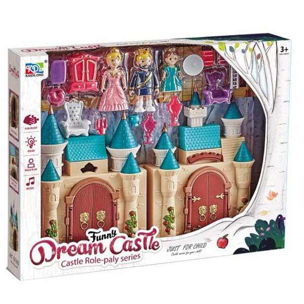 Продукт Dream Castle - Замък с фигури и обзавеждане - 0 - BG Hlapeta