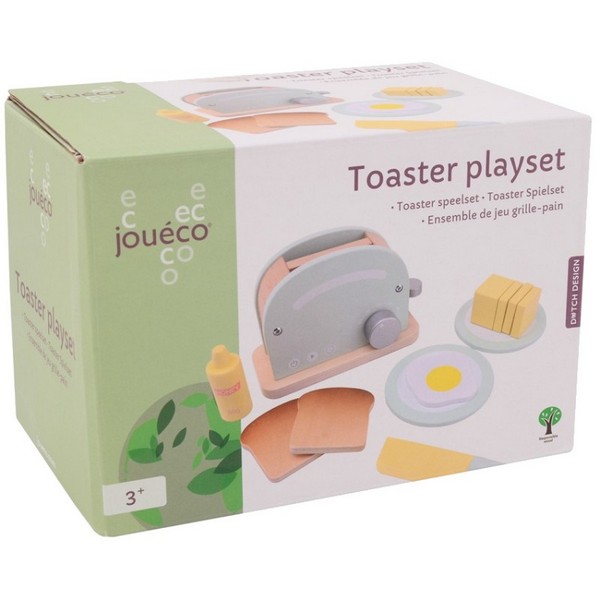 Продукт Joueco - Дървен детски тостер с аксесоари - 0 - BG Hlapeta