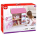 Tooky Toy Приказен свят - дървена двуетажна къща за кукли, с обзавеждане и кукли 5